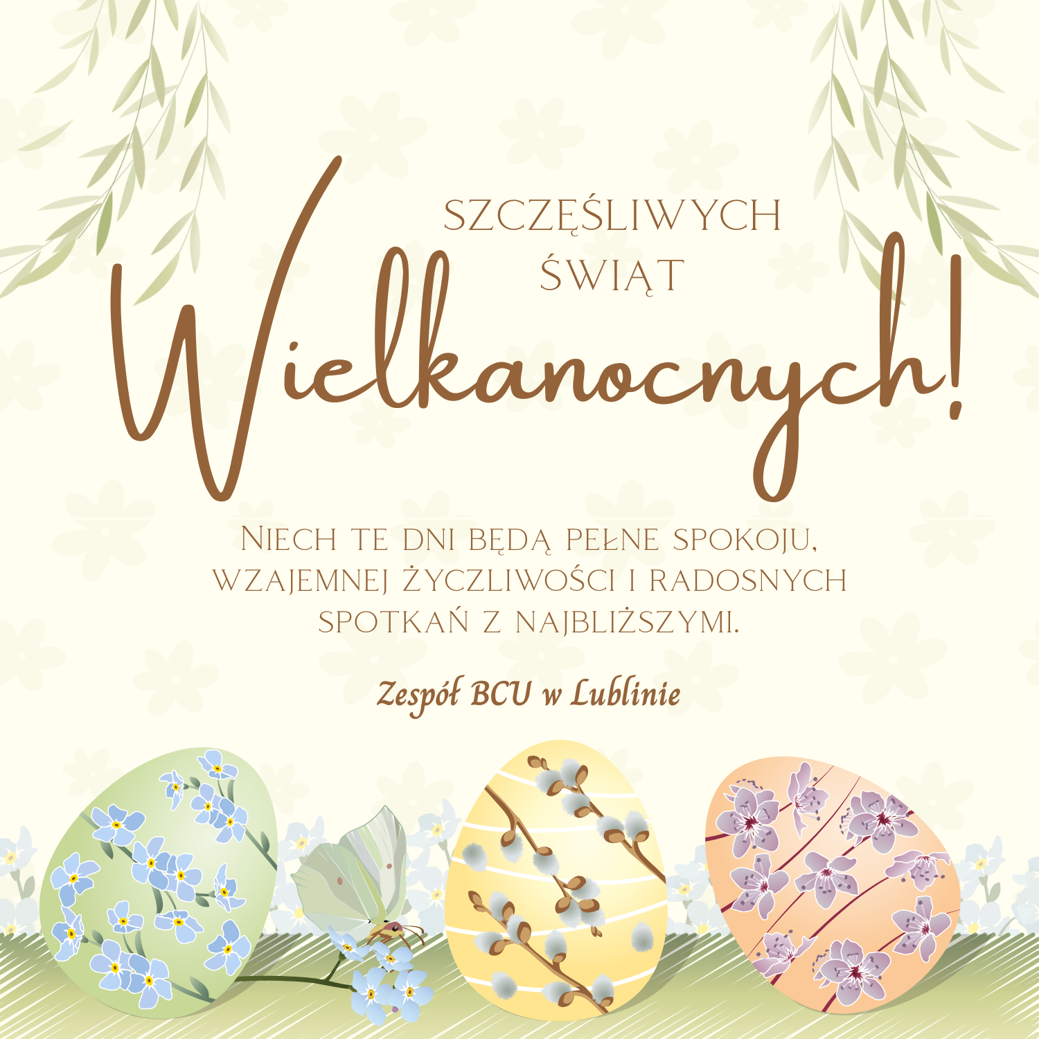 Życzenia Wielkanocne od zespołu BCU